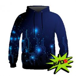 Дитяче 3D худі LEDs