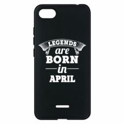Чехол для Xiaomi Redmi 6A Legends are born in April - PrintSalon