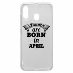Чехол для Samsung A20 Legends are born in April - PrintSalon