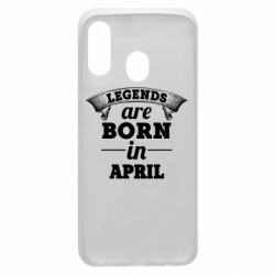 Чехол для Samsung A40 Legends are born in April - PrintSalon