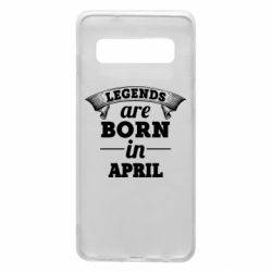 Чехол для Samsung S10 Legends are born in April - PrintSalon