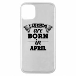 Чехол для iPhone 11 Pro Legends are born in April - PrintSalon
