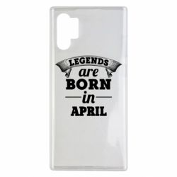 Чехол для Samsung Note 10 Plus Legends are born in April - PrintSalon