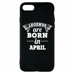 Чехол для iPhone SE 2020 Legends are born in April - PrintSalon