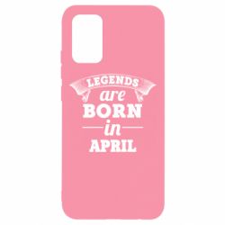 Чехол для Samsung A02s/M02s Legends are born in April - PrintSalon