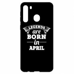 Чехол для Samsung A21 Legends are born in April - PrintSalon