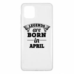 Чехол для Samsung Note 10 Lite Legends are born in April - PrintSalon