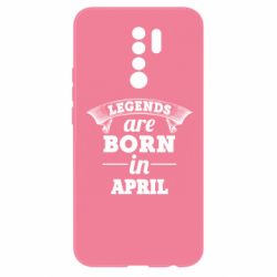Чехол для Xiaomi Redmi 9 Legends are born in April - PrintSalon