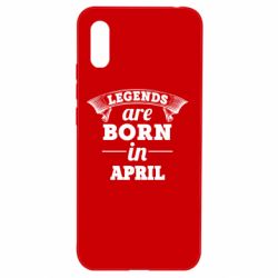 Чехол для Xiaomi Redmi 9a Legends are born in April - PrintSalon