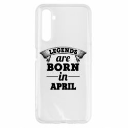 Чехол для Realme 6 Legends are born in April - PrintSalon