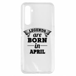 Чехол для Realme 6 Pro Legends are born in April - PrintSalon