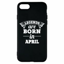Чехол для iPhone 8 Legends are born in April - PrintSalon