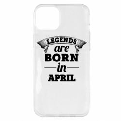 Чехол для iPhone 14 Plus Legends are born in April - PrintSalon