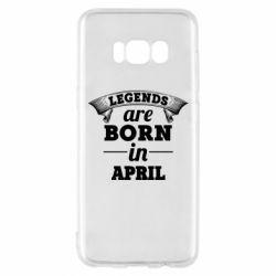 Чехол для Samsung S8 Legends are born in April - PrintSalon