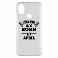 Чехол для Xiaomi Mi A2 Legends are born in April - PrintSalon