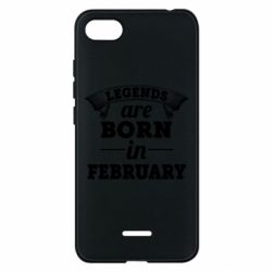 Чехол для Xiaomi Redmi 6A Legends are born in February - PrintSalon