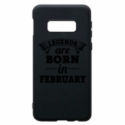 Чехол для Samsung S10e Legends are born in February - PrintSalon