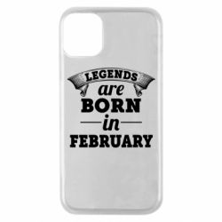 Чехол для iPhone 11 Pro Legends are born in February - PrintSalon