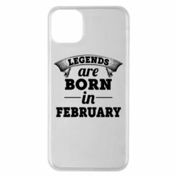 Чехол для iPhone 11 Pro Max Legends are born in February - PrintSalon