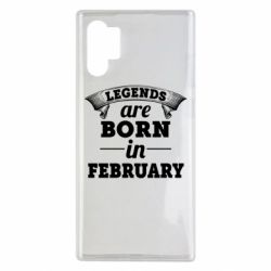Чехол для Samsung Note 10 Plus Legends are born in February - PrintSalon