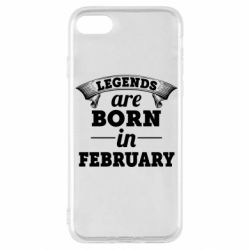Чехол для iPhone SE 2020 Legends are born in February - PrintSalon