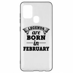 Чехол для Samsung A21s Legends are born in February - PrintSalon