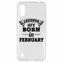 Чехол для Samsung A01/M01 Legends are born in February