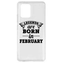 Чехол для Samsung S10 Lite Legends are born in February - PrintSalon