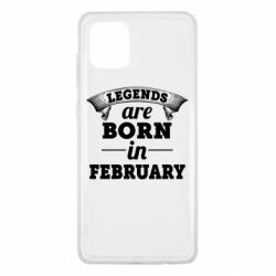 Чехол для Samsung Note 10 Lite Legends are born in February - PrintSalon