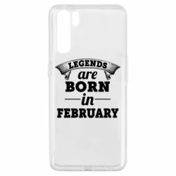 Чехол для Oppo A91/Reno3 Legends are born in February - PrintSalon