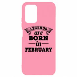 Чехол для Xiaomi Redmi Note 10 Legends are born in February - PrintSalon