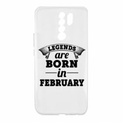 Чехол для Xiaomi Redmi 9 Legends are born in February - PrintSalon