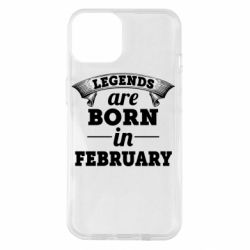 Чехол для iPhone 14 Legends are born in February
