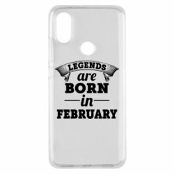 Чехол для Xiaomi Mi A2 Legends are born in February - PrintSalon