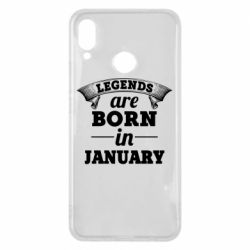 Чехол для Huawei P Smart Plus 2018 Legends are born in January - PrintSalon