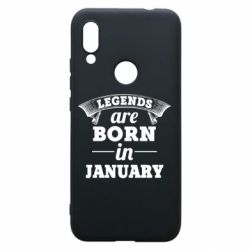 Чехол для Xiaomi Redmi 7 Legends are born in January - PrintSalon