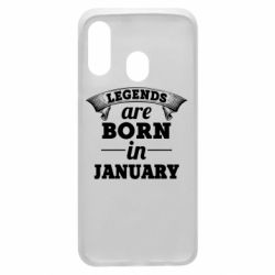 Чехол для Samsung A40 Legends are born in January