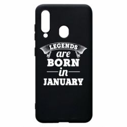 Чехол для Samsung A60 Legends are born in January - PrintSalon