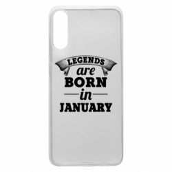 Чехол для Samsung A70 Legends are born in January - PrintSalon