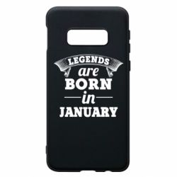 Чехол для Samsung S10e Legends are born in January - PrintSalon