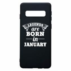 Чехол для Samsung S10 Legends are born in January - PrintSalon