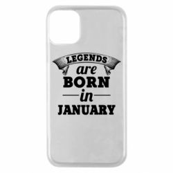Чехол для iPhone 11 Pro Legends are born in January - PrintSalon