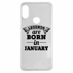 Чехол для Xiaomi Redmi Note 7 Legends are born in January - PrintSalon