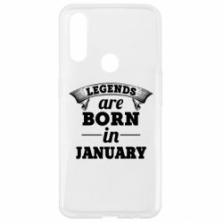 Чехол для Oppo A31 Legends are born in January - PrintSalon