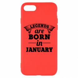 Чехол для iPhone SE 2020 Legends are born in January - PrintSalon