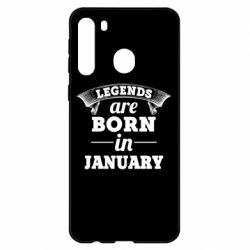 Чехол для Samsung A21 Legends are born in January
