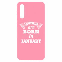 Чехол для Samsung A50 Legends are born in January