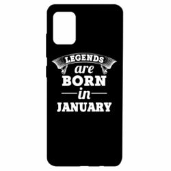 Чехол для Samsung A51 Legends are born in January - PrintSalon