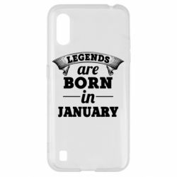 Чехол для Samsung A01/M01 Legends are born in January