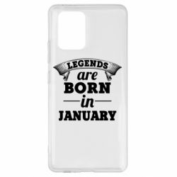 Чехол для Samsung S10 Lite Legends are born in January - PrintSalon